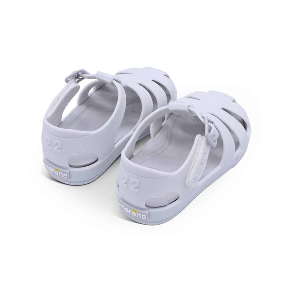 'Monaco' Boys Matt Grey Jelly Sandals