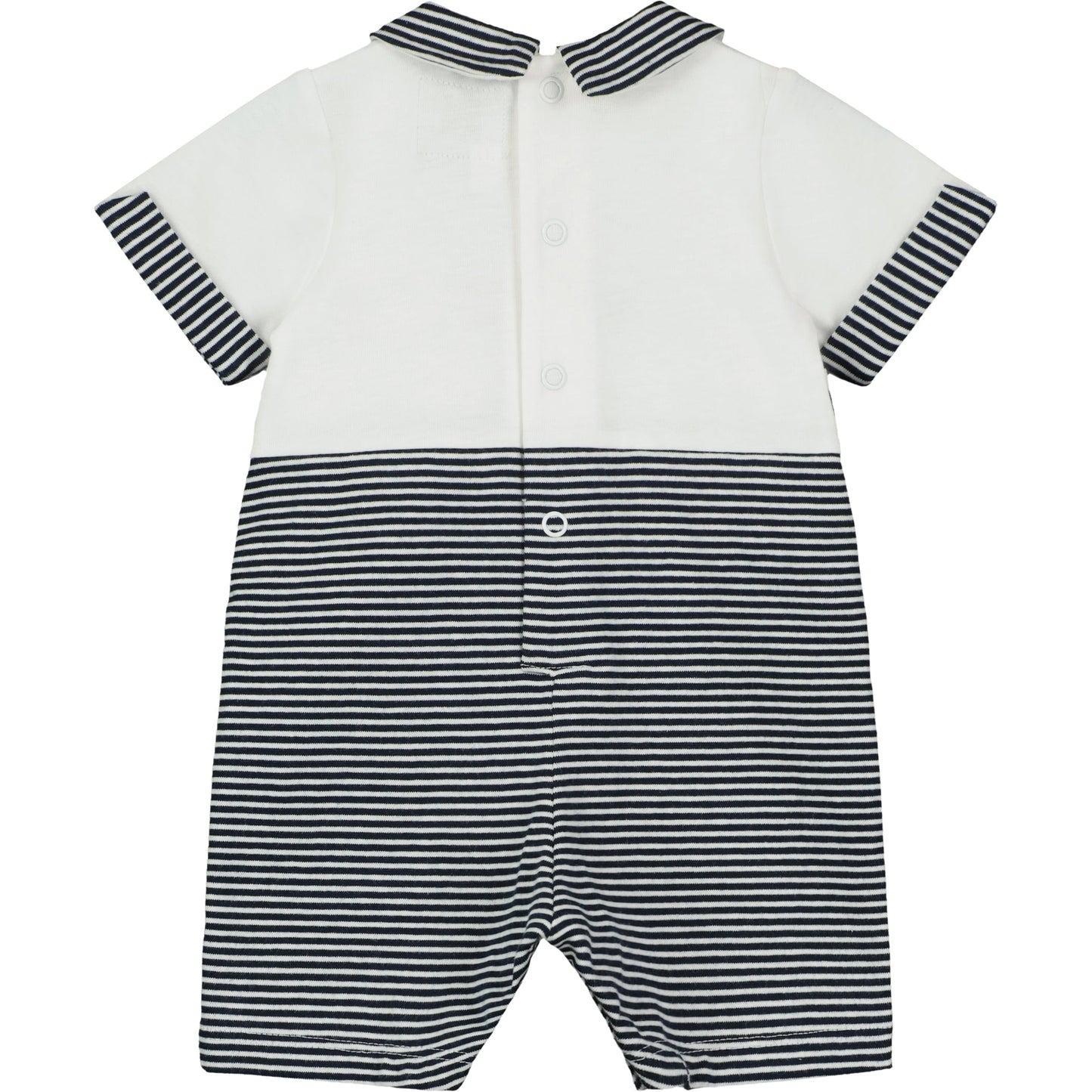 Finch Navy Nautical Boys Romper