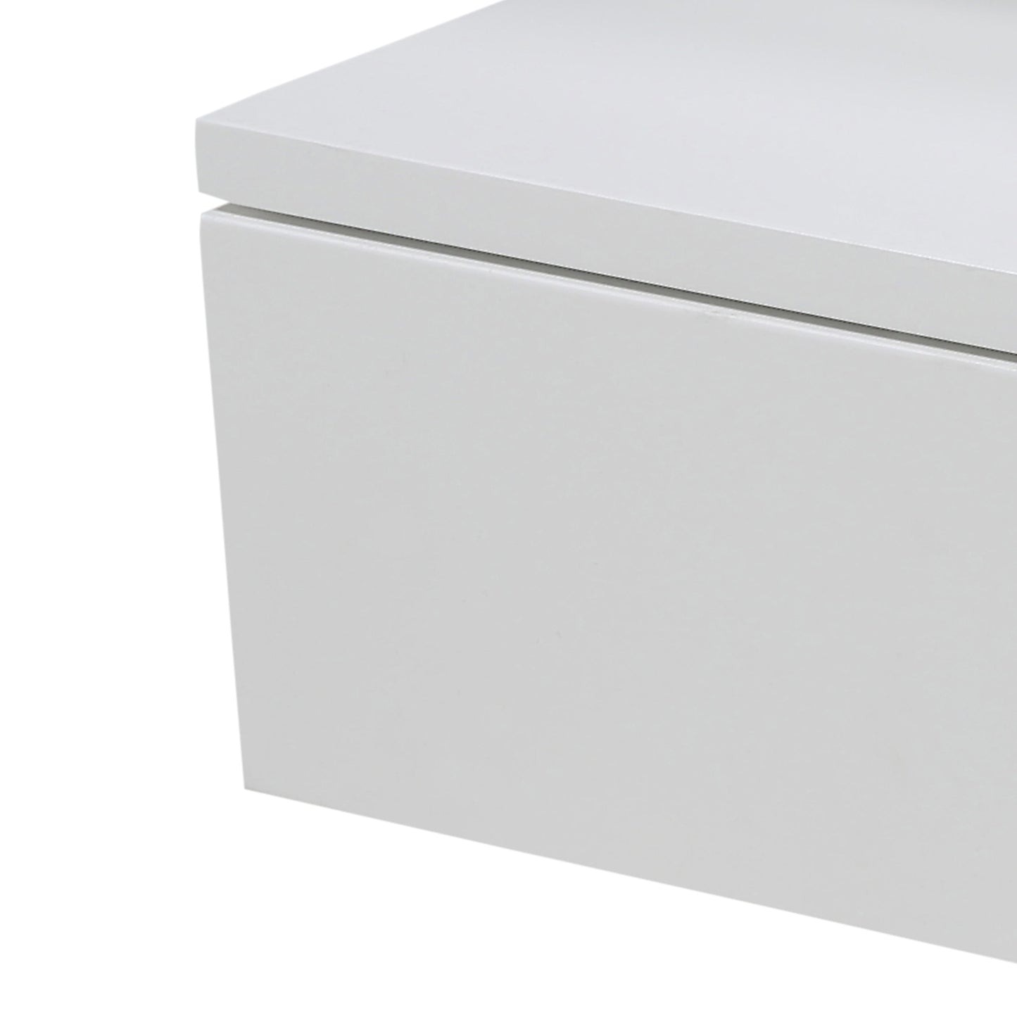 Ashlan Bedside Cabinet with 1 Drawer in White