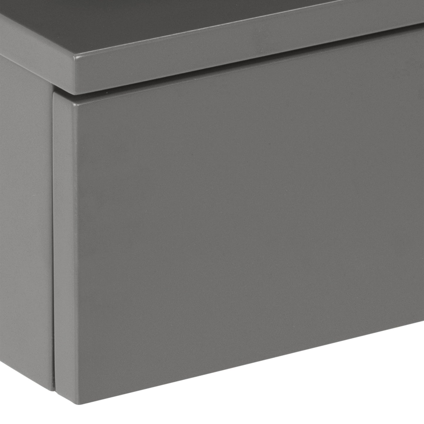Ashlan Bedside Cabinet with 1 Drawer in Grey