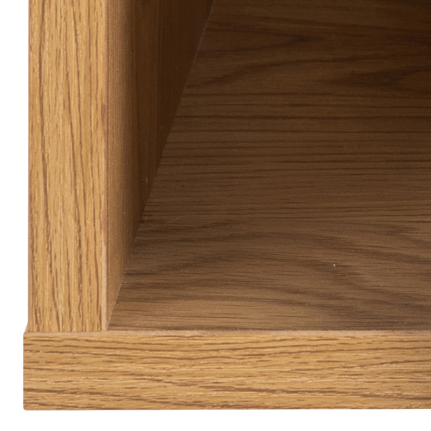Ashlan Square Bedside Cabinet with 1 Drawers in Oak