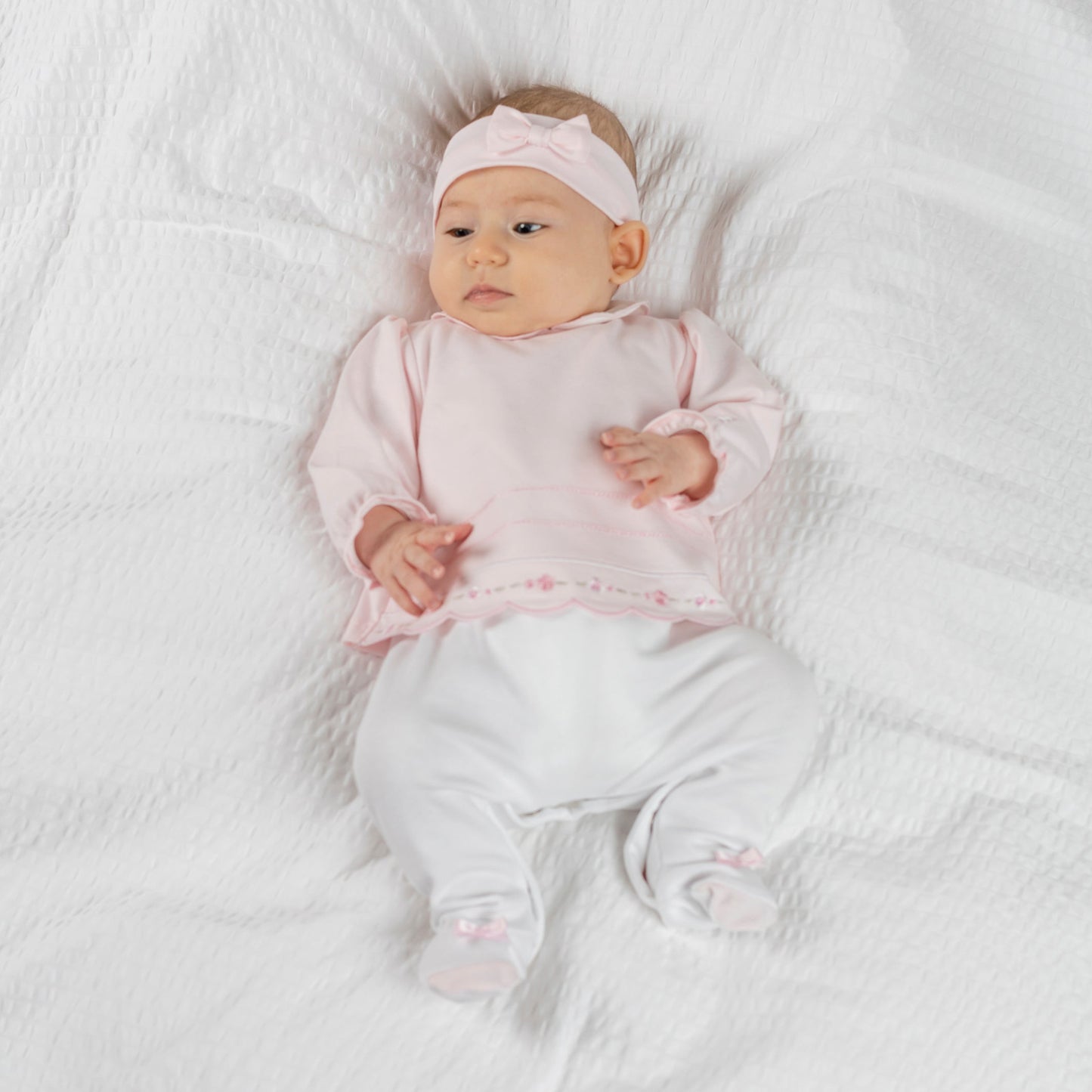 Betty Baby Girls Babygrow & Hairband