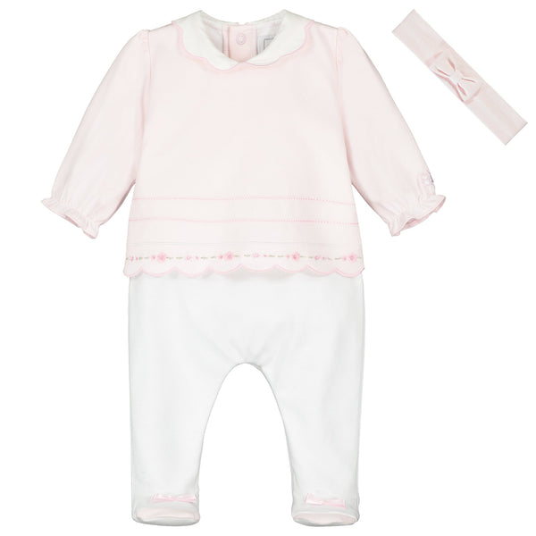 Betty Baby Girls Babygrow & Hairband