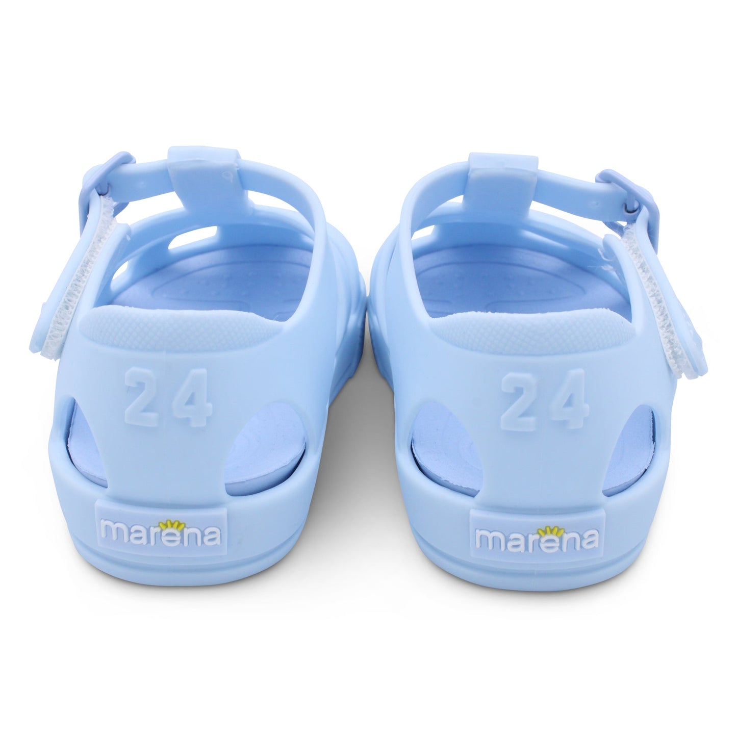 'Monaco' Boys Matt Blue Jelly Sandals