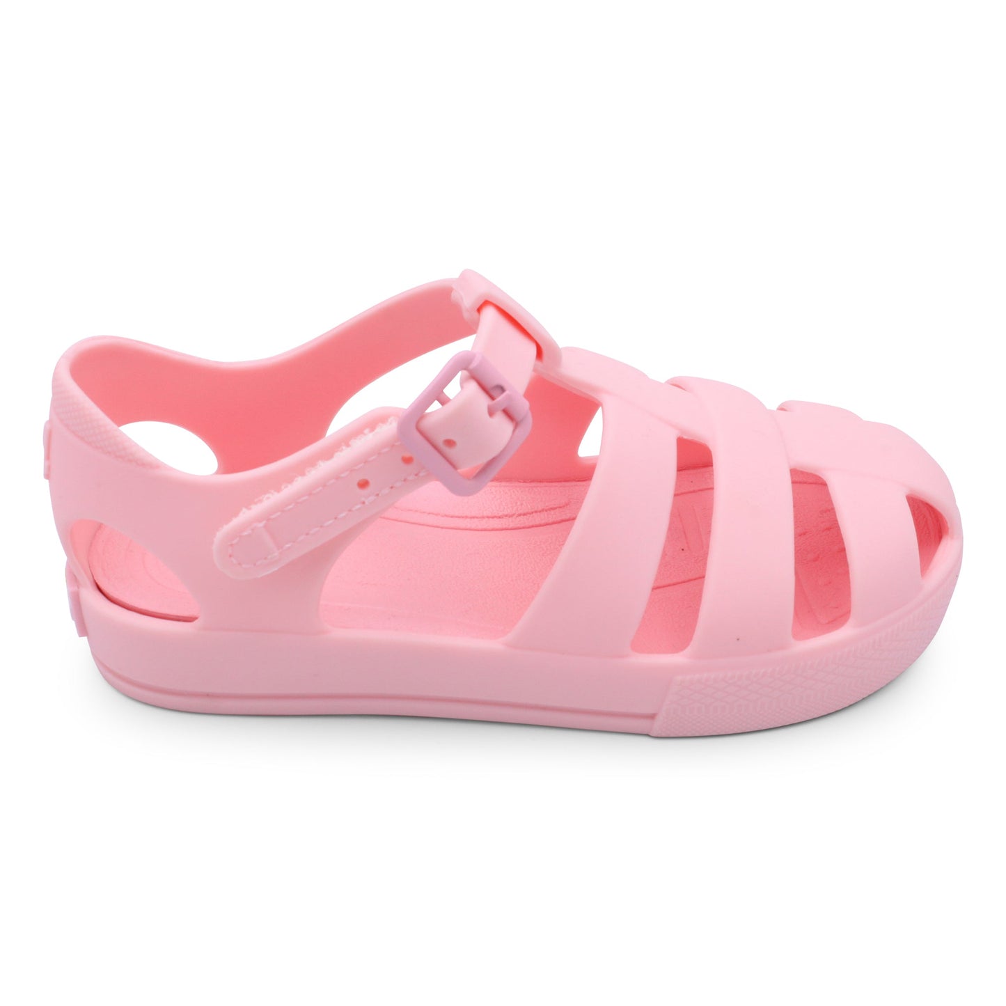 'Monaco' Girls Matt Pink Jelly Sandals