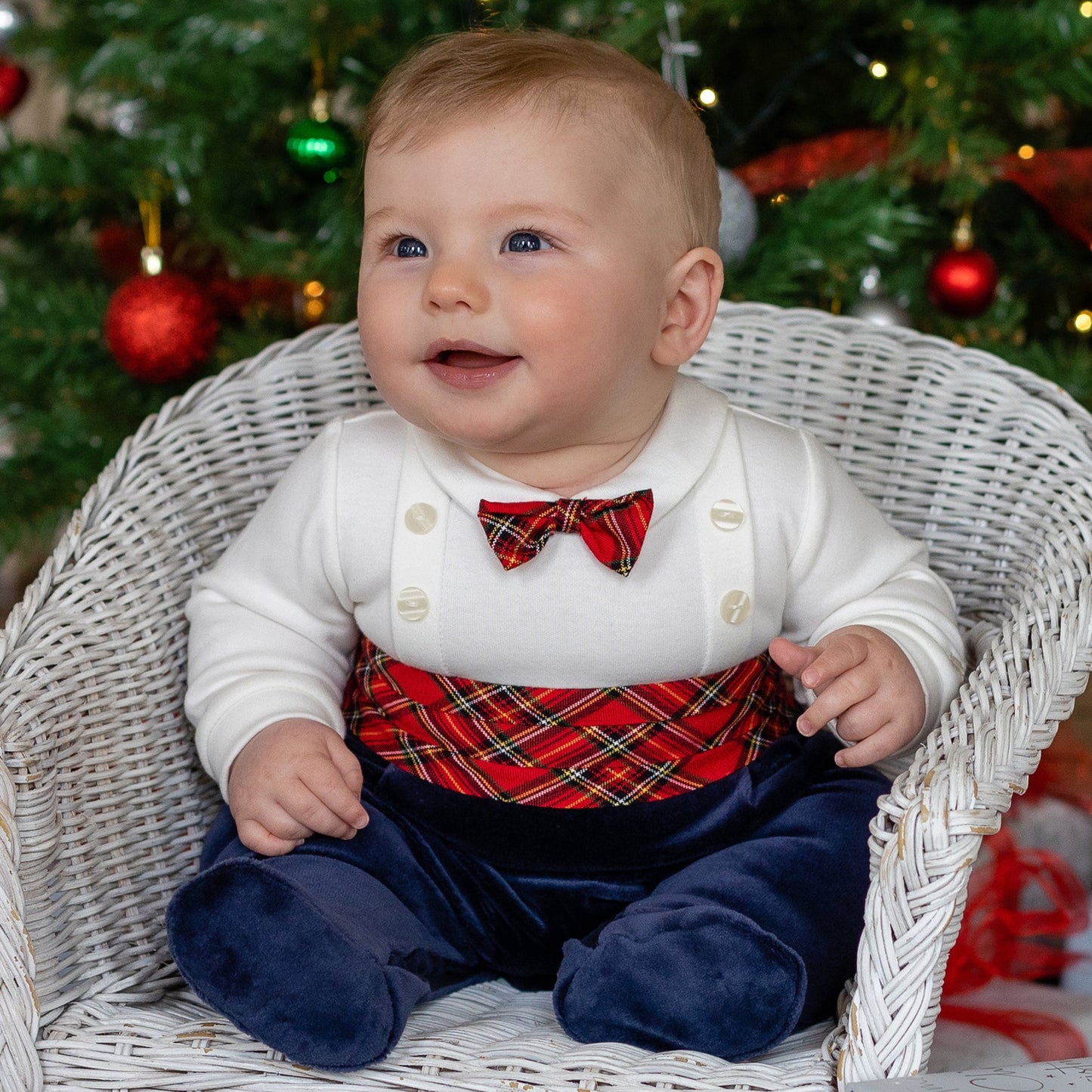 Callan Navy Boys Babygrow