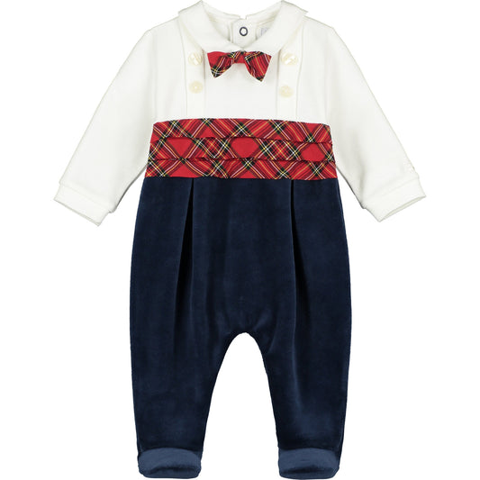 Callan Navy Boys Babygrow