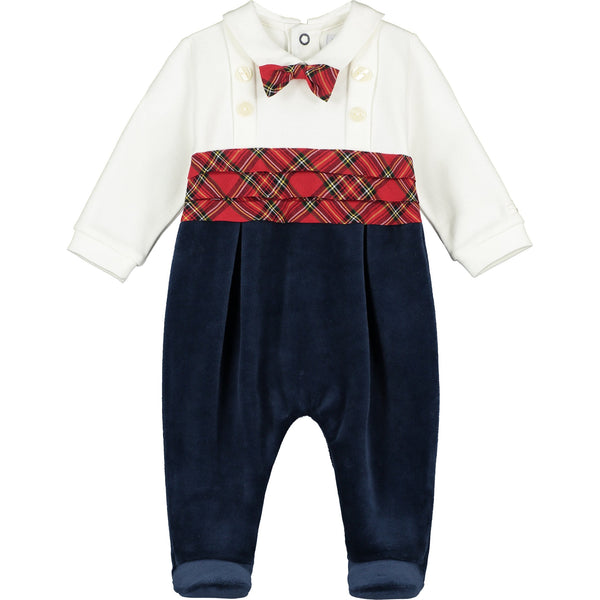 Callan Navy Boys Babygrow