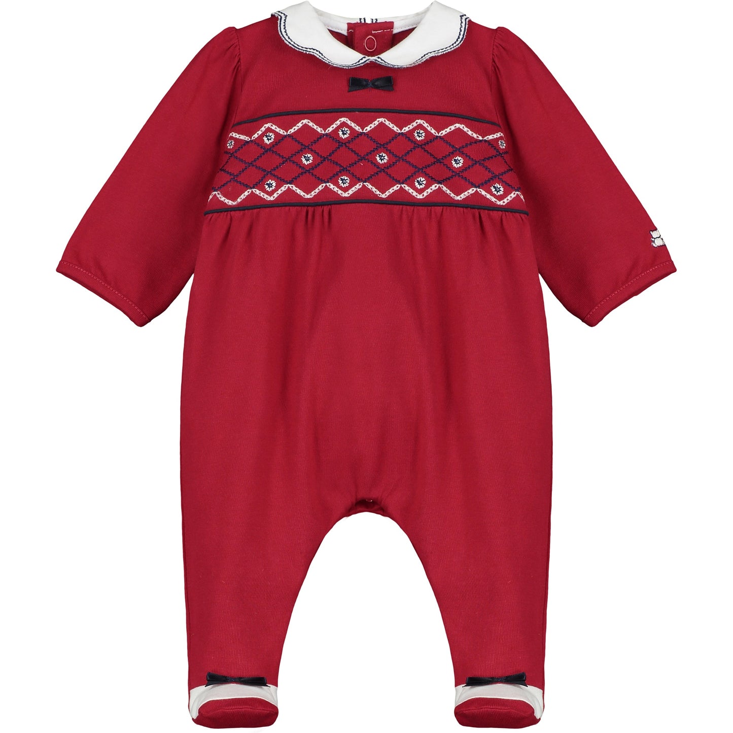 Carol Red Baby Girls Babygrow