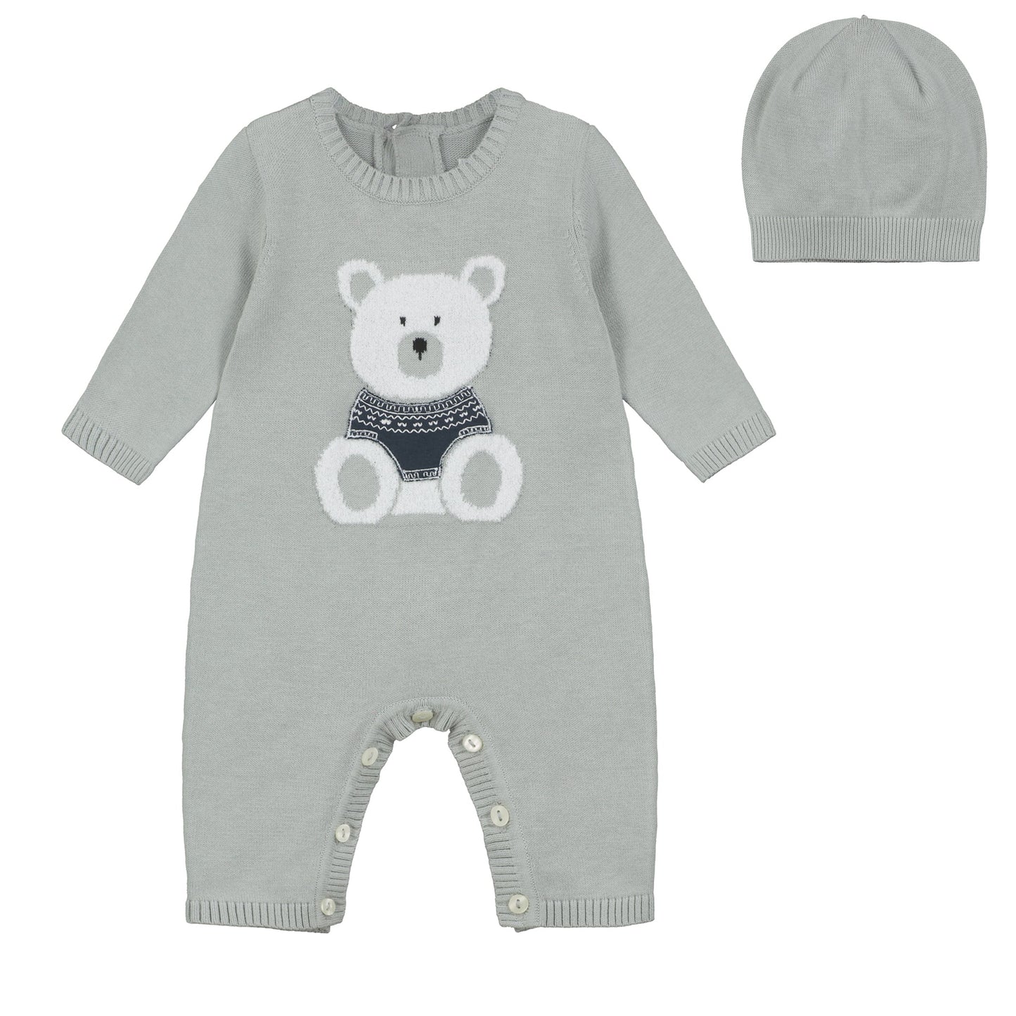 Easton Grey Knit Boys All in One