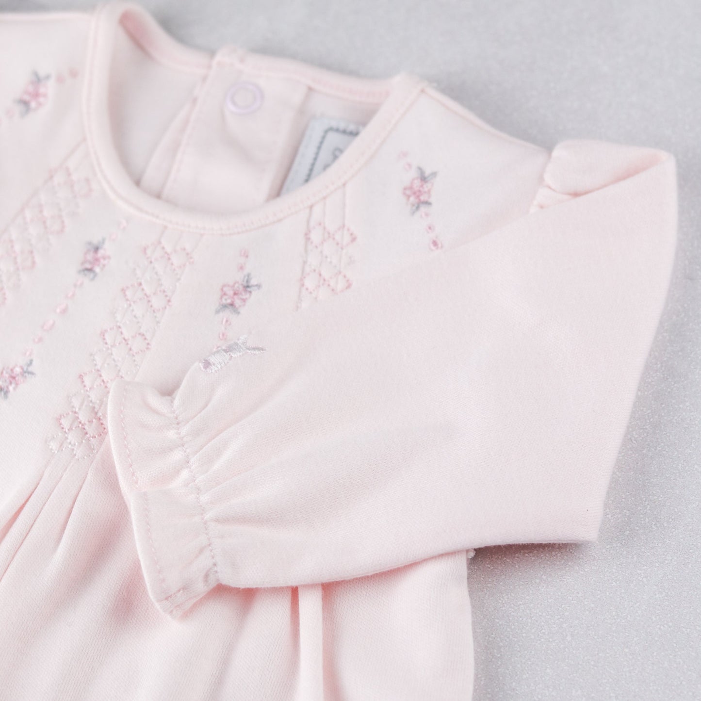 Kerry Baby Girls Pink Pretty Cotton Babygrow