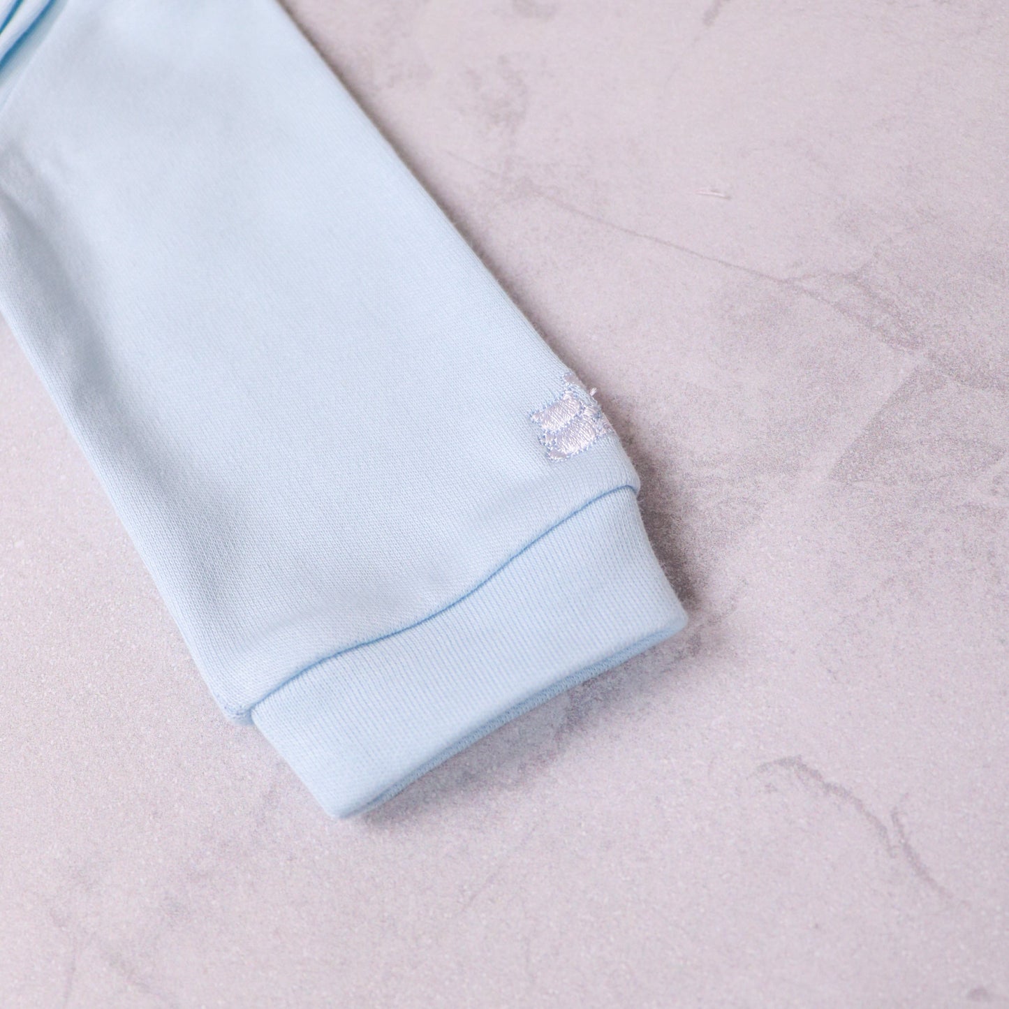 Lewis Boys Blue Toy Embroidery Babygrow