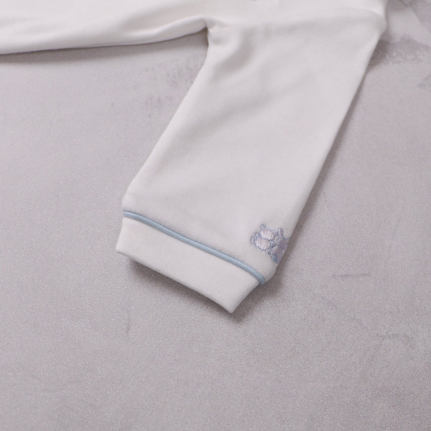 Lenny Boys Blue & White Babygrow Twin Pack