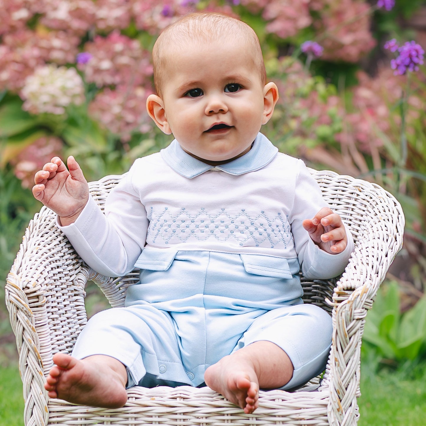 Lars Boys Blue Smart Cotton All in One