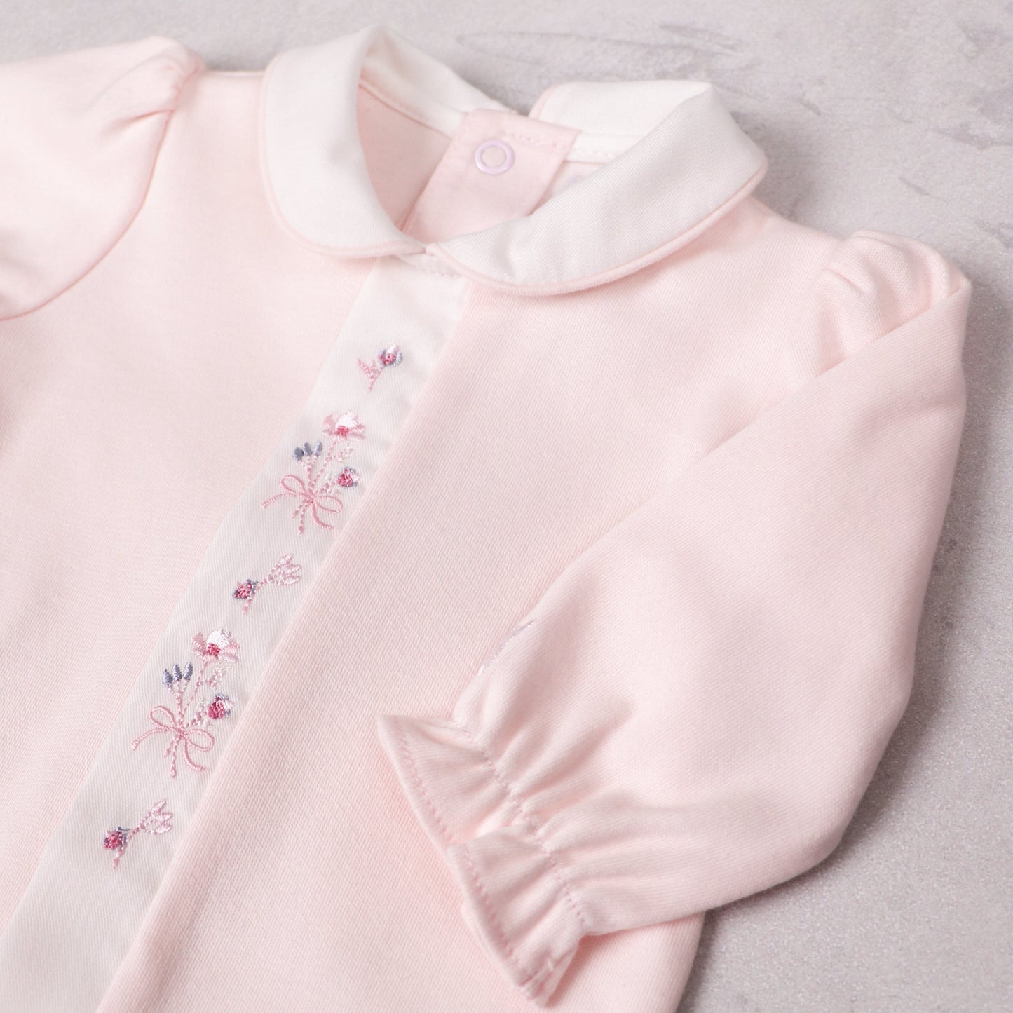 Loretta Girls Pink Pretty Babygrow & Hat
