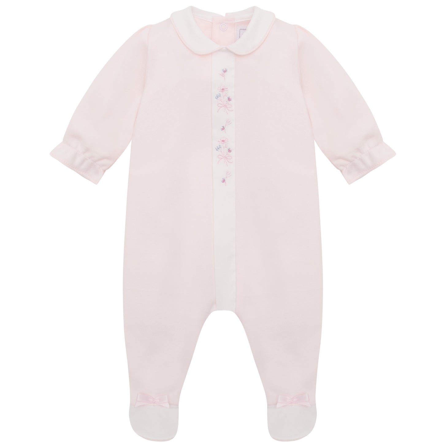 Loretta Girls Pink Pretty Babygrow & Hat