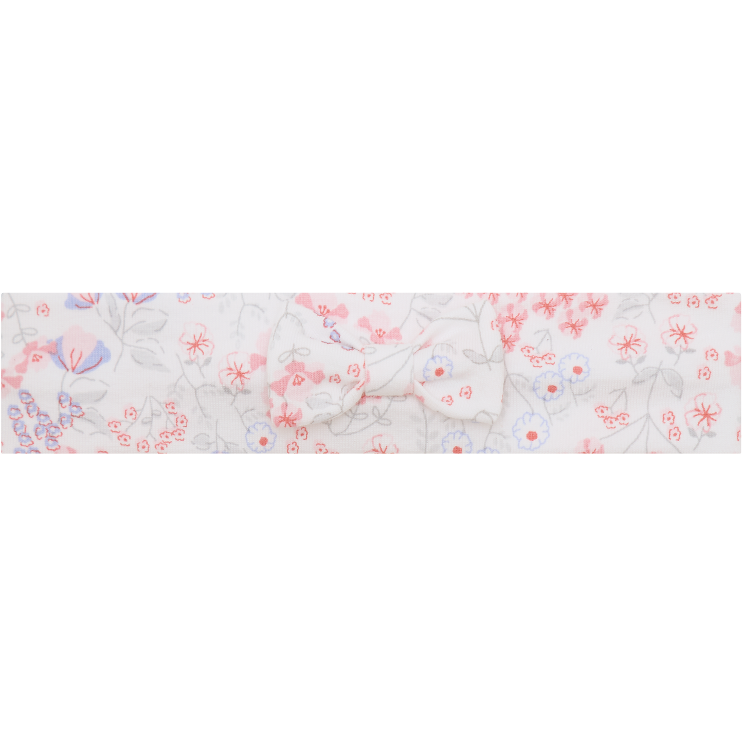 Lacey Girls Floral Print Babygrow & Hairband