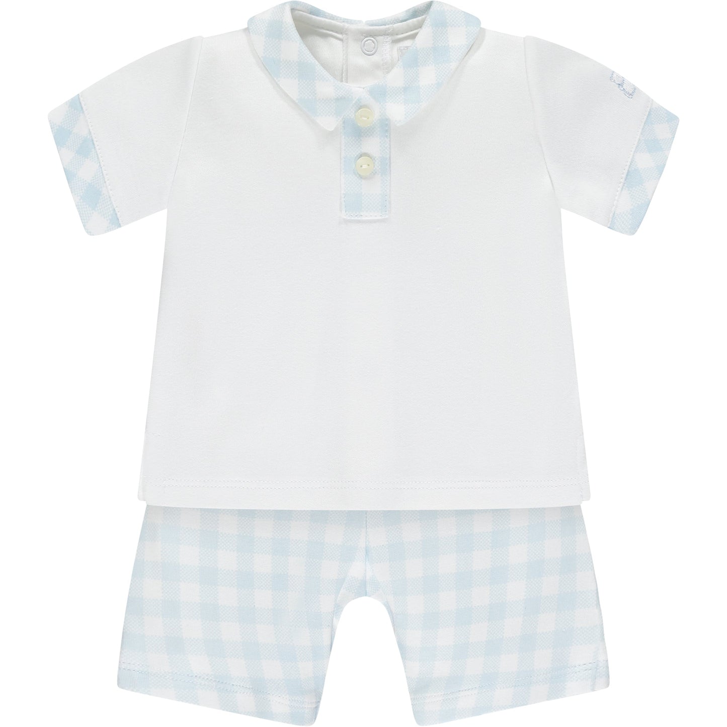 Doyle Check Print Boys Short Set