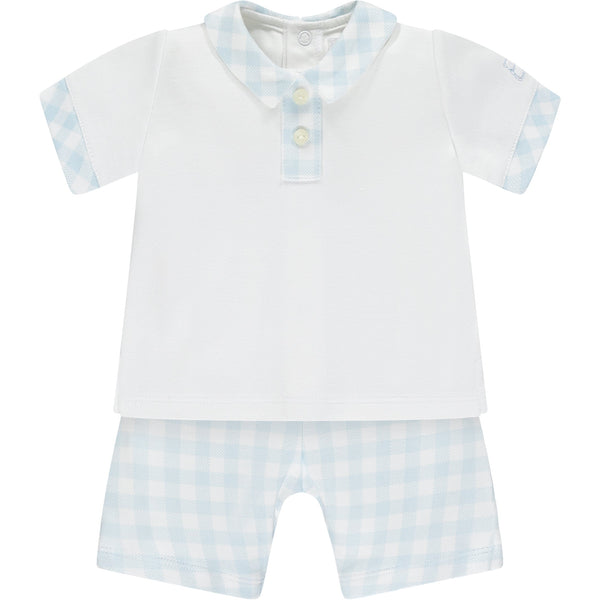 Doyle Check Print Boys Short Set