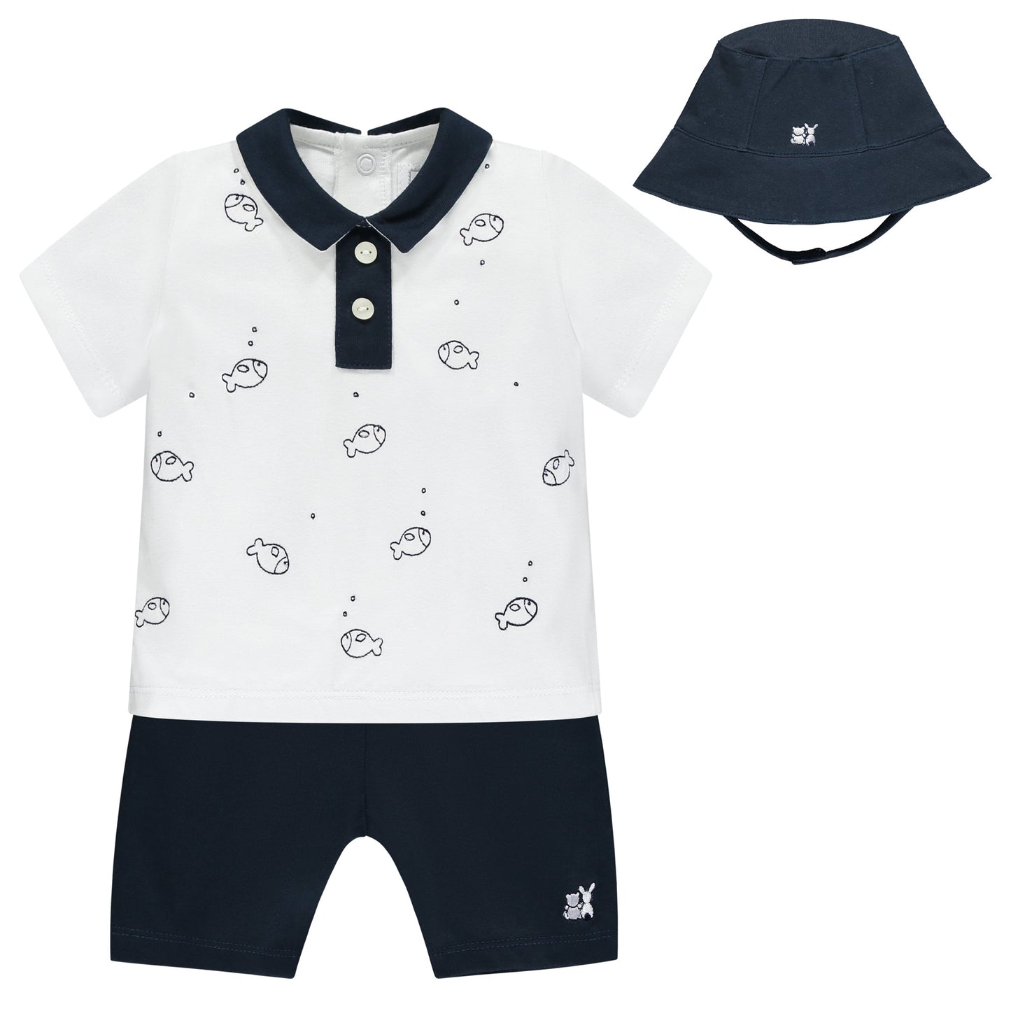 Deacon Navy Baby Boys Summer Set