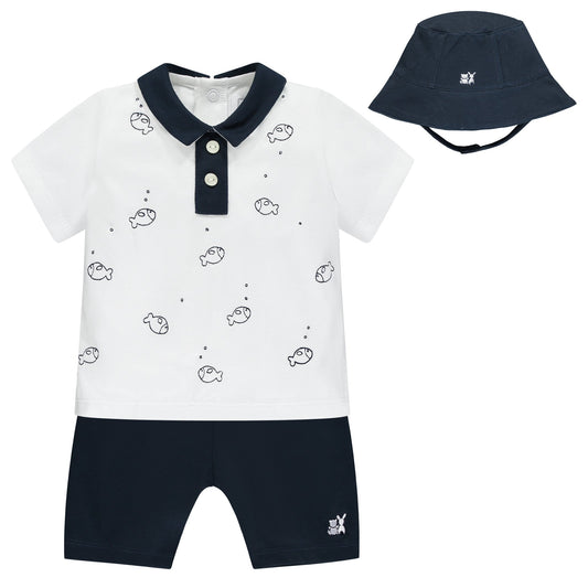 Deacon Navy Baby Boys Summer Set