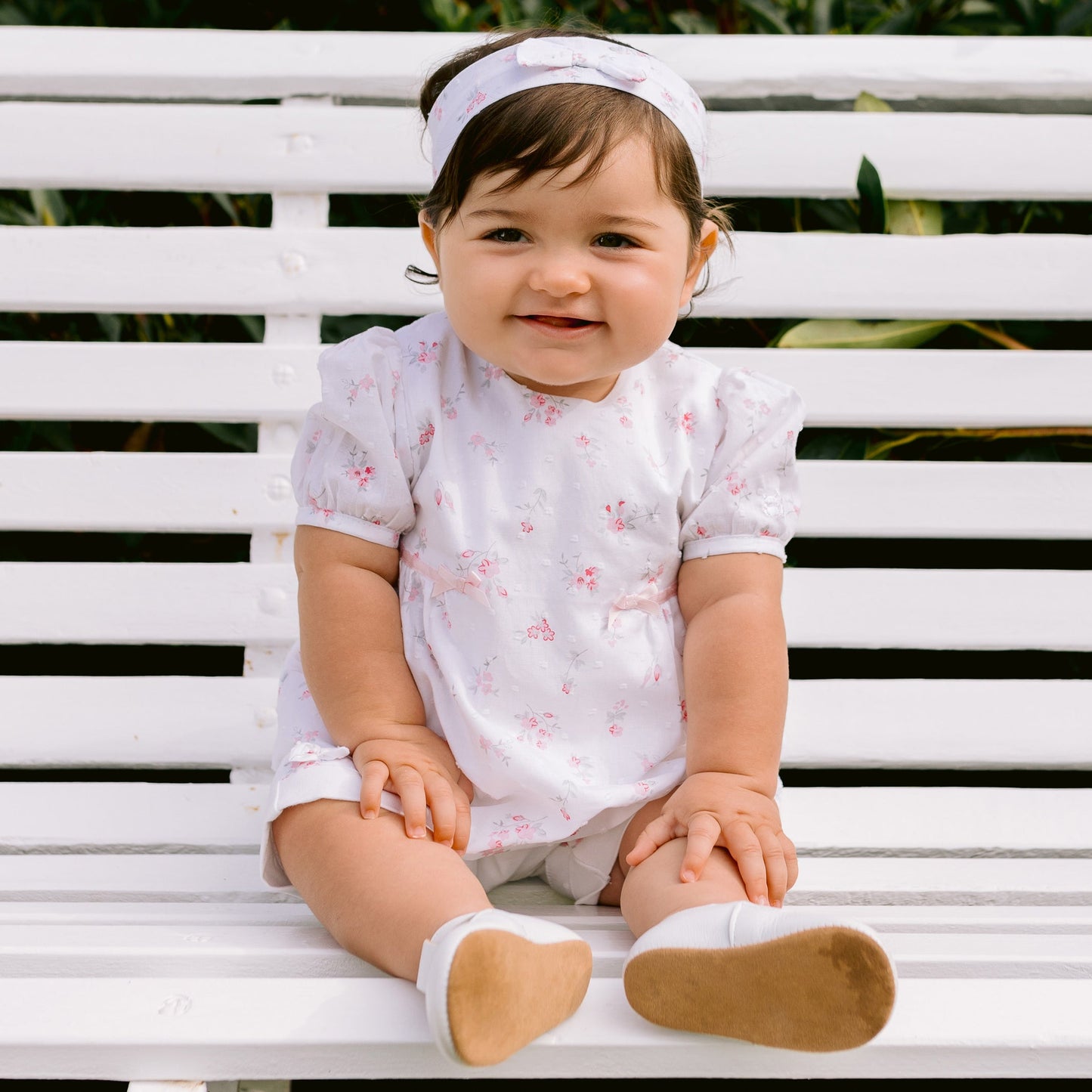 Dilys Pink Floral Set with Hairband