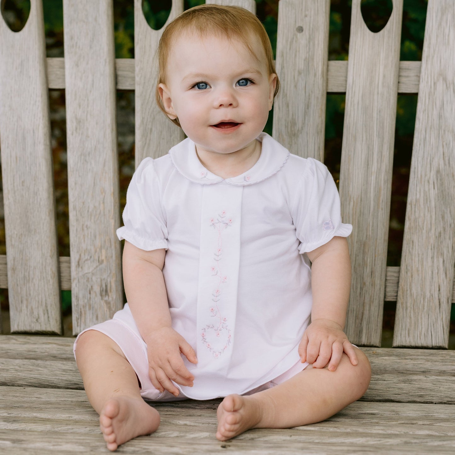 Fiona Heart Embroidery Girls Set