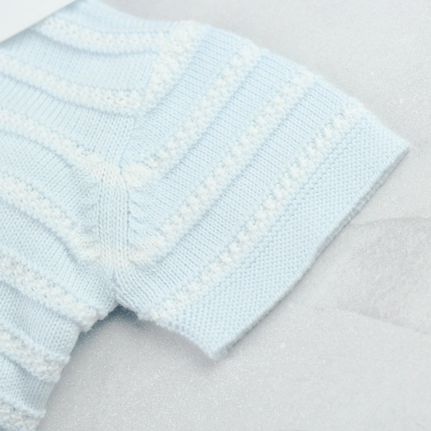 Jerry Blue Boys Stripe Knit Top and Shorts Set