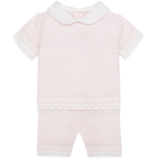 Judith Girls Knit Top and Shorts Set