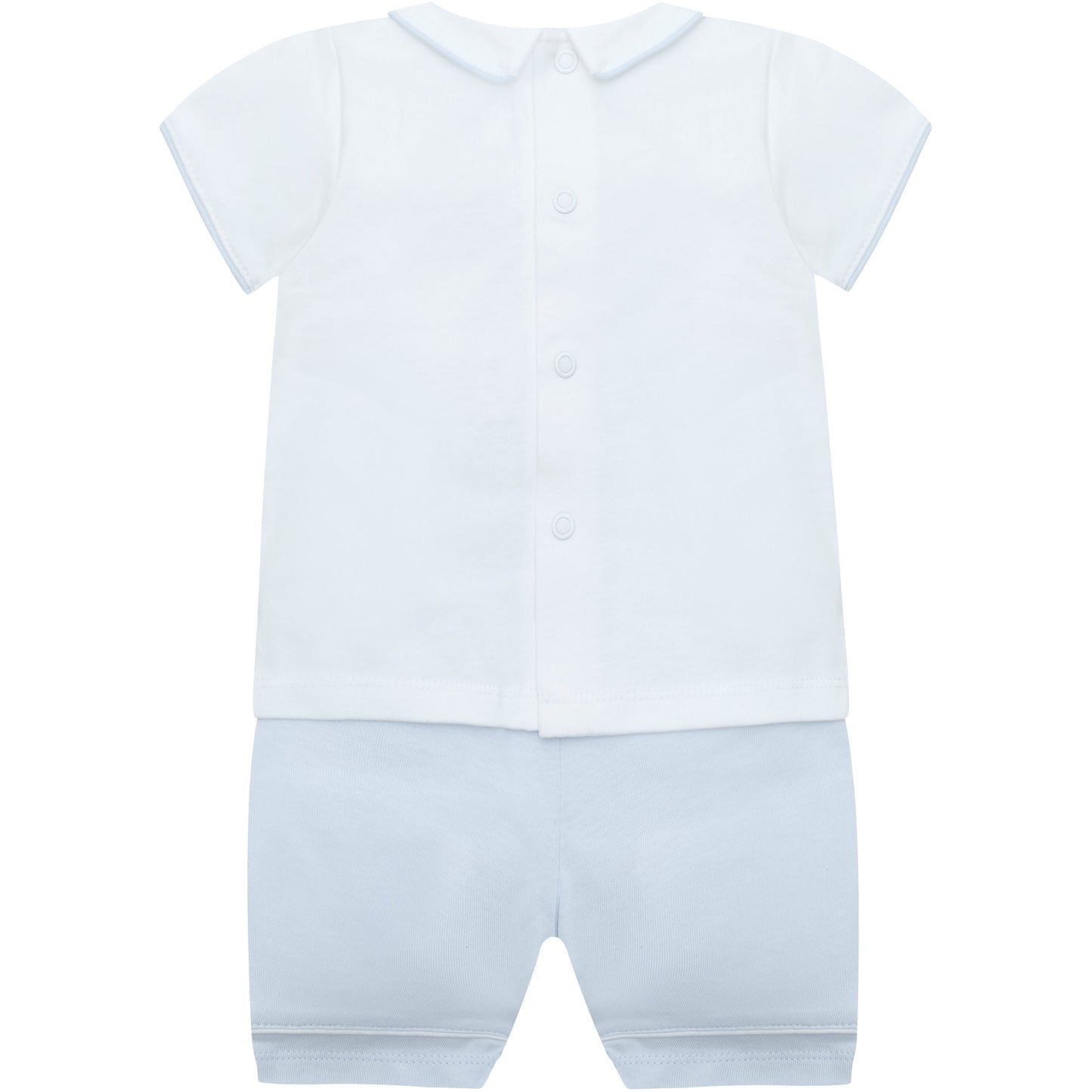 Liam Boys Blue Smart Cotton Summer Outfit