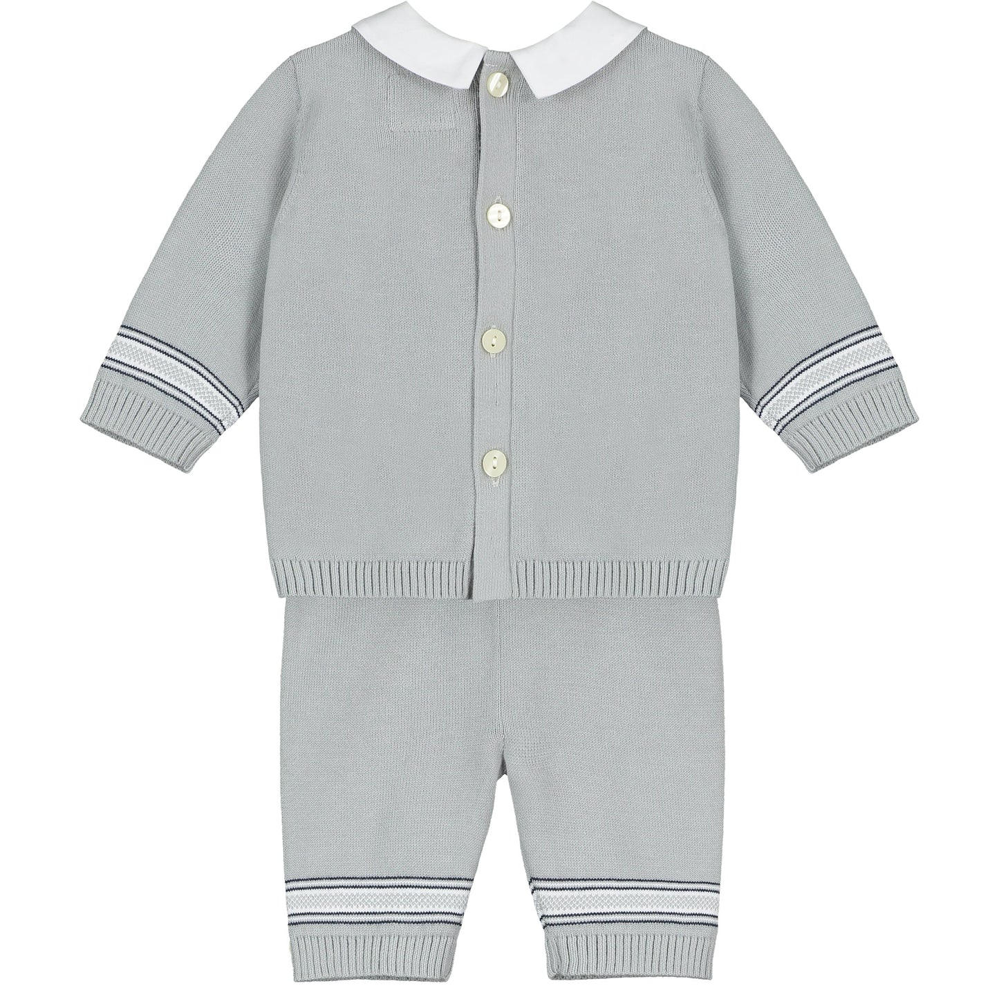 Carter Grey Knit Outfit with Hat