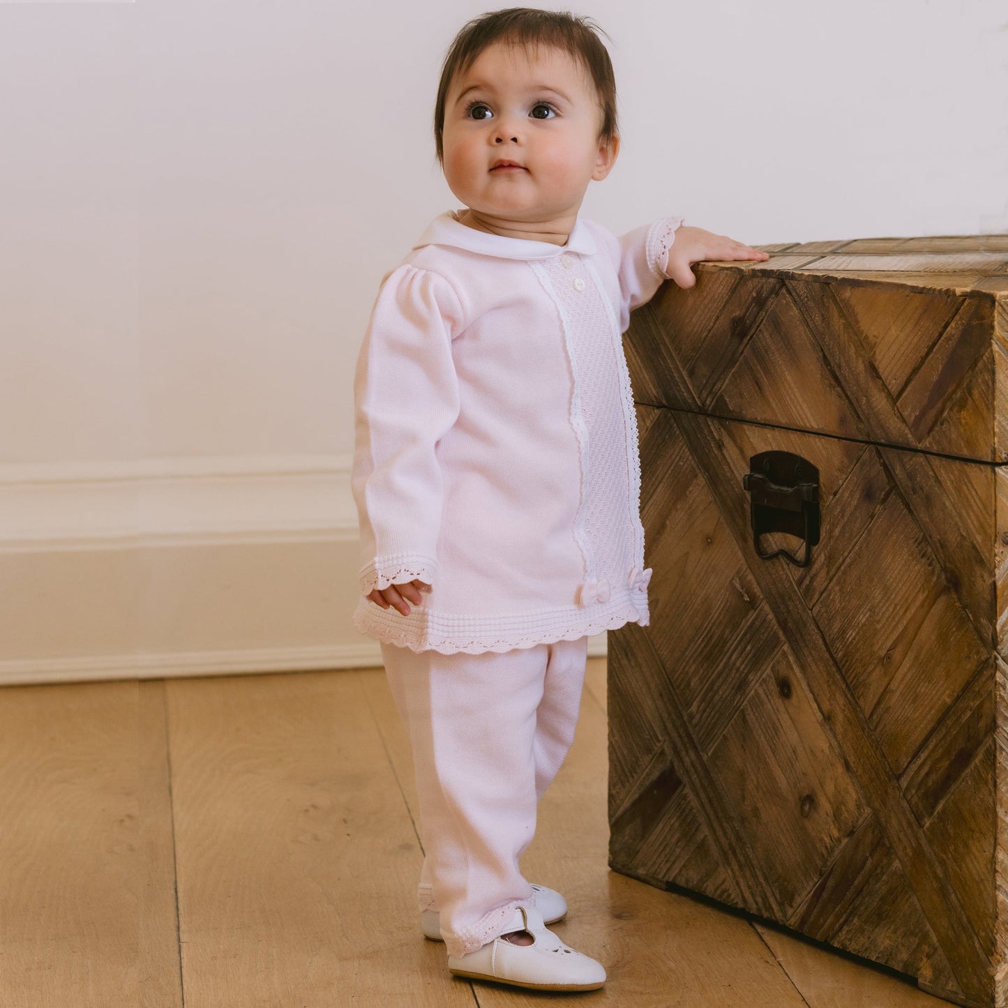 Kacey Girls Pink Pretty Top & Trouser Set