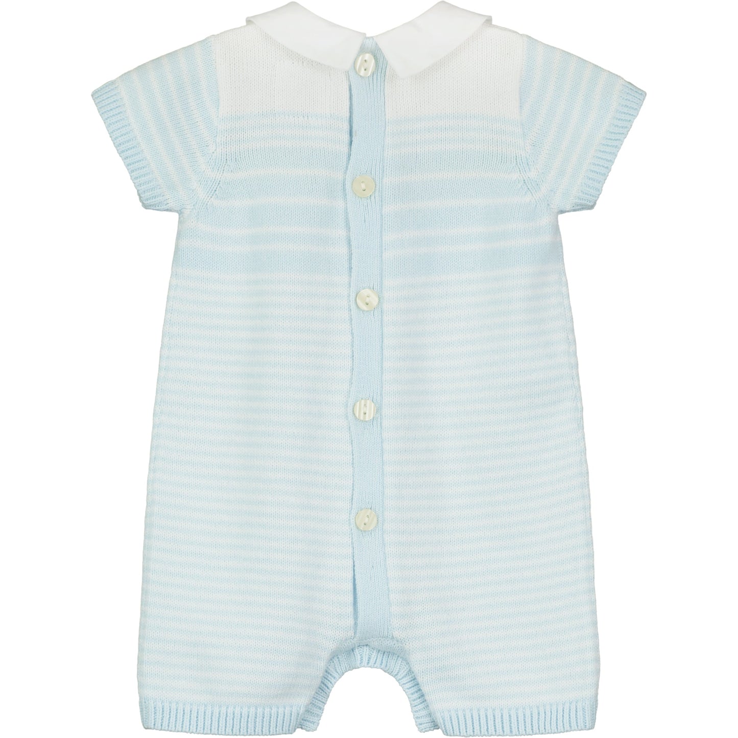 Fabian Blue Knitted Boys Romper