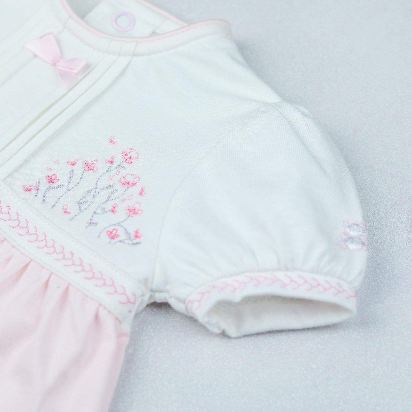 Jemma Girls Floral Embroidery Romper