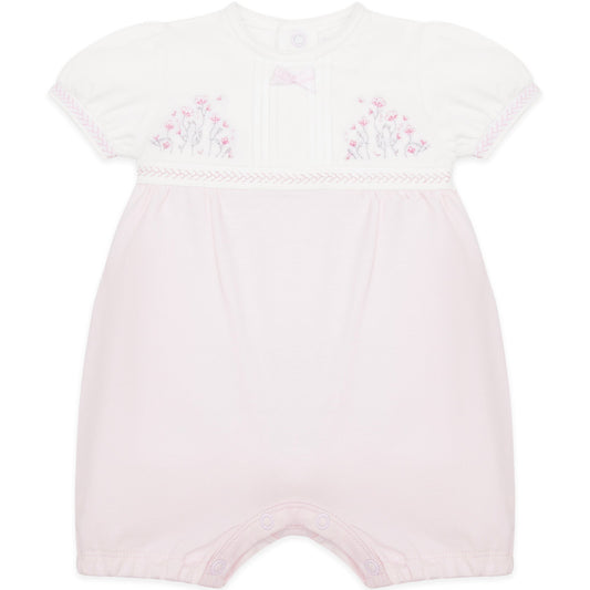 Jemma Girls Floral Embroidery Romper