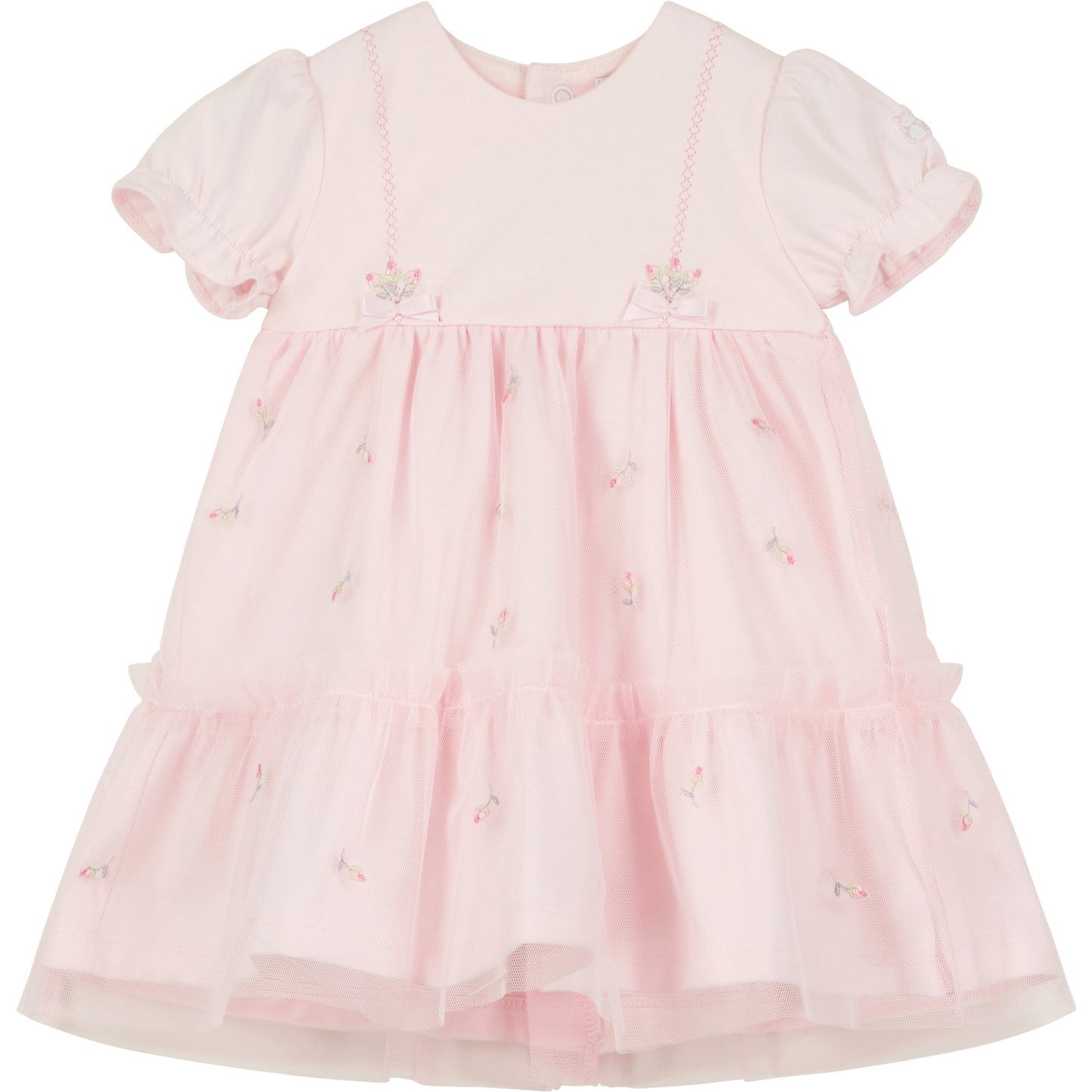 Fabienne Tulle Overlay Baby Girls Dress