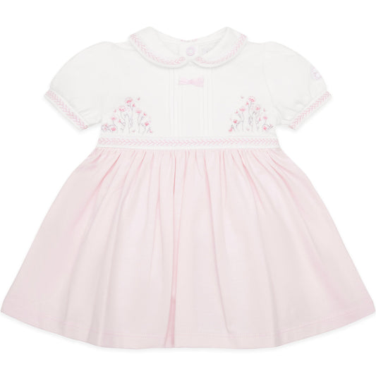 Juliette Girls Floral Embroidery Dress and Pants