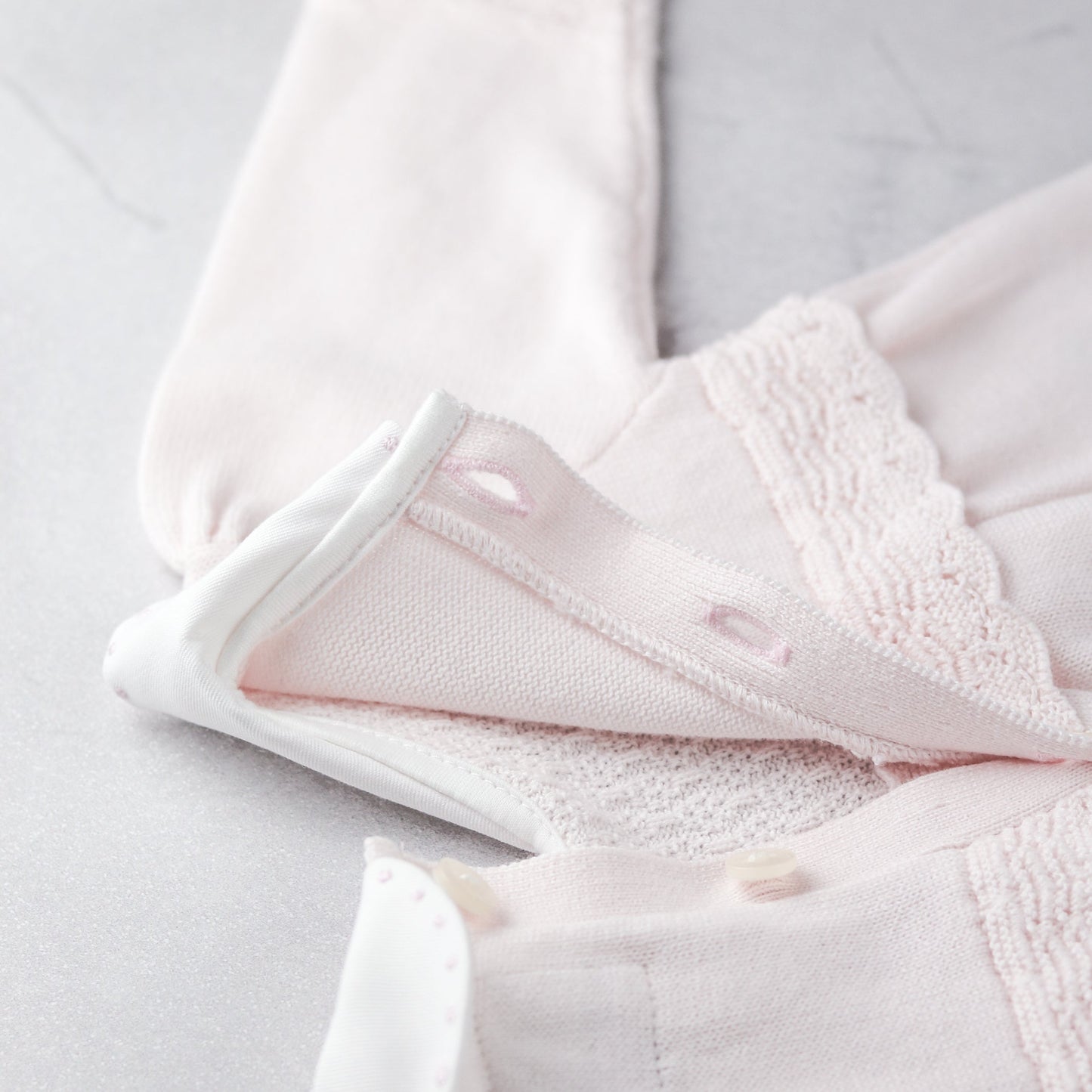 Kristina Pink Cotton Knitted Dress with Bow Tights