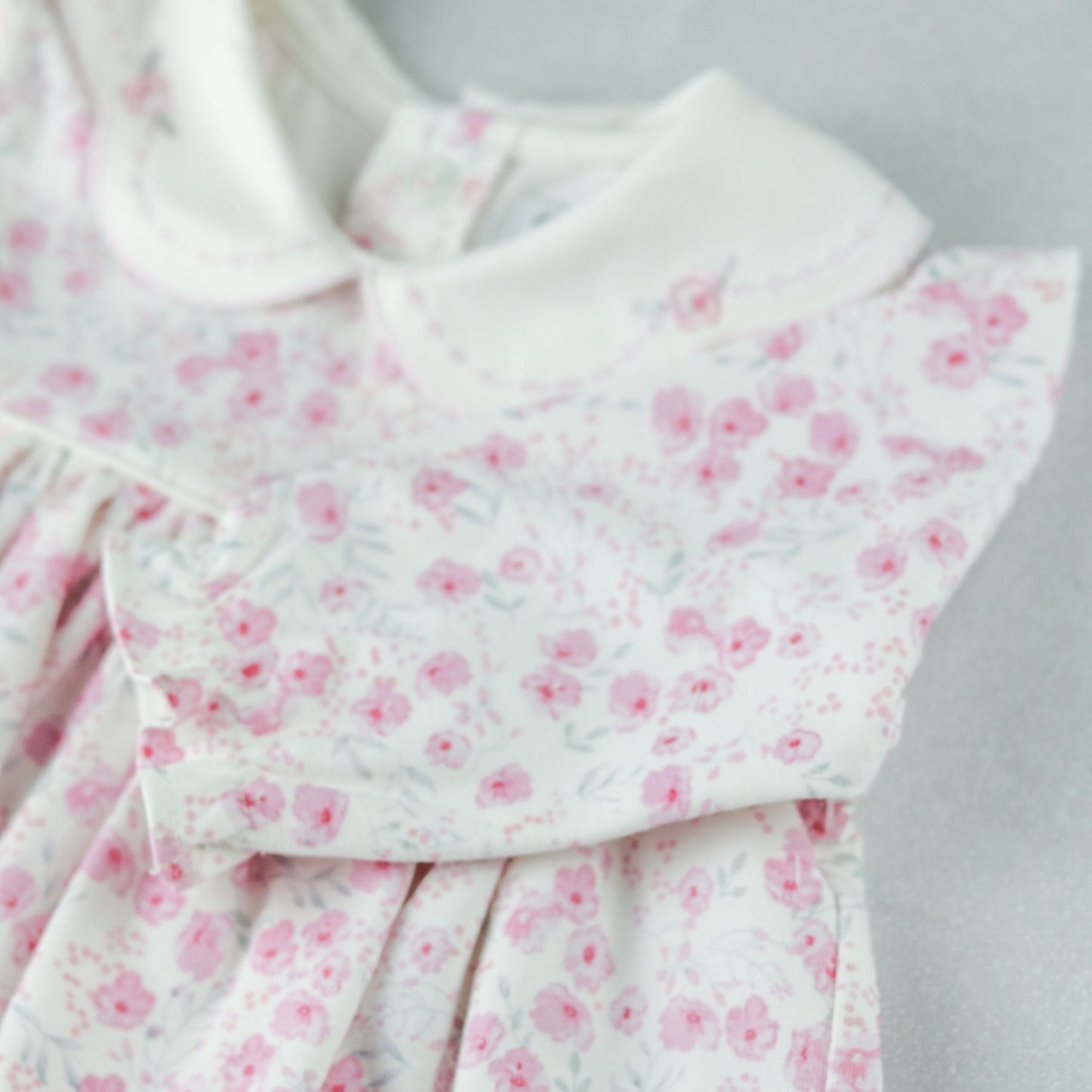 Katya Baby Girls Floral Print Winter Dress