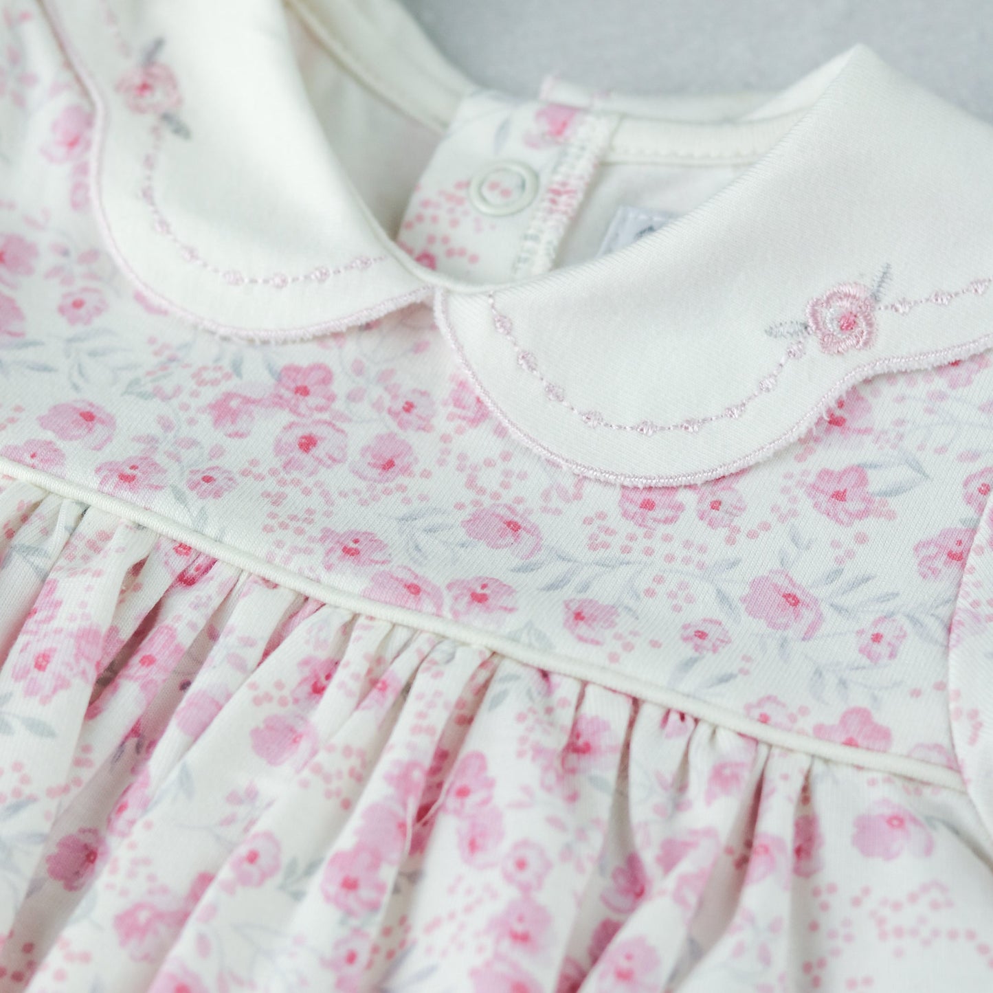 Katya Baby Girls Floral Print Winter Dress
