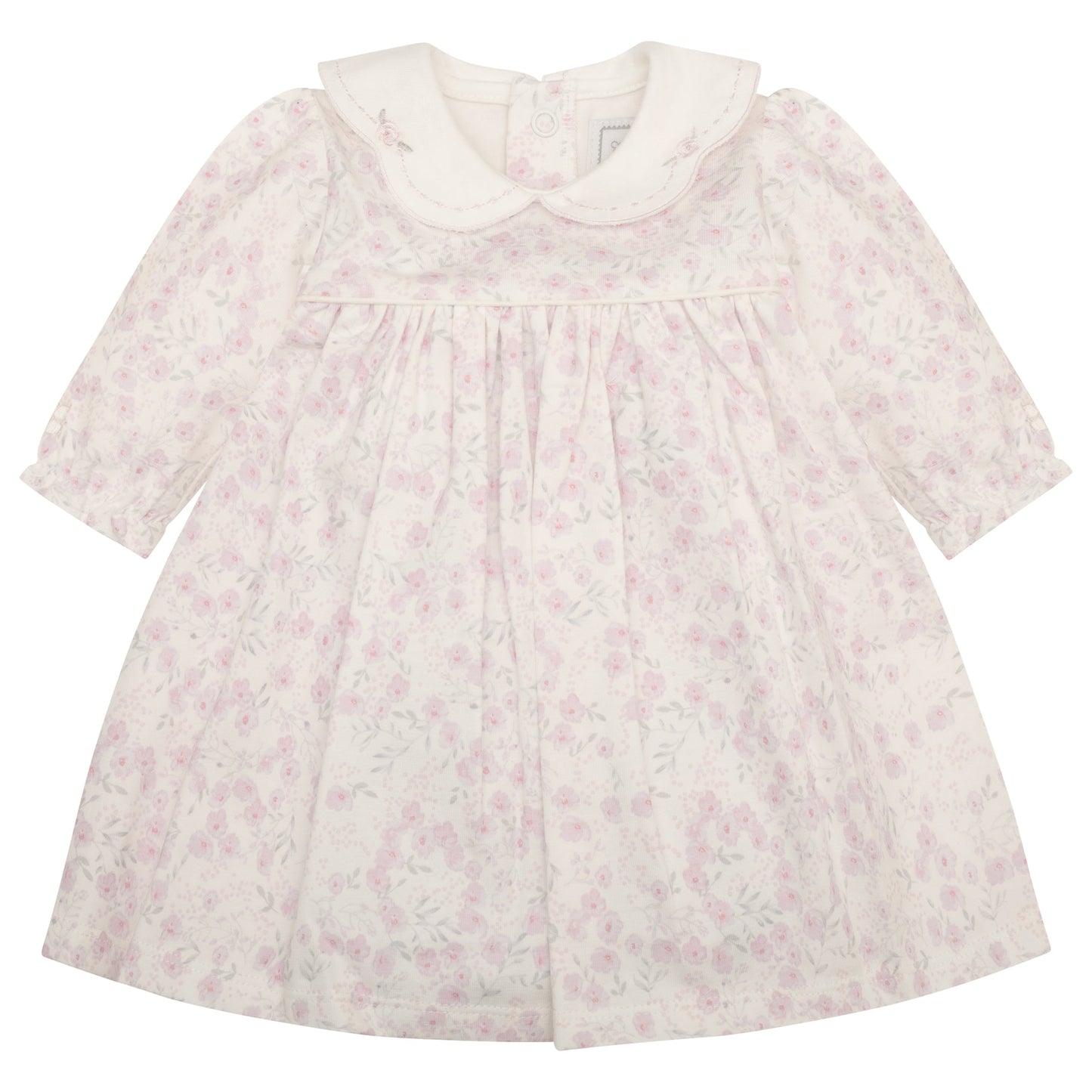 Katya Baby Girls Floral Print Winter Dress