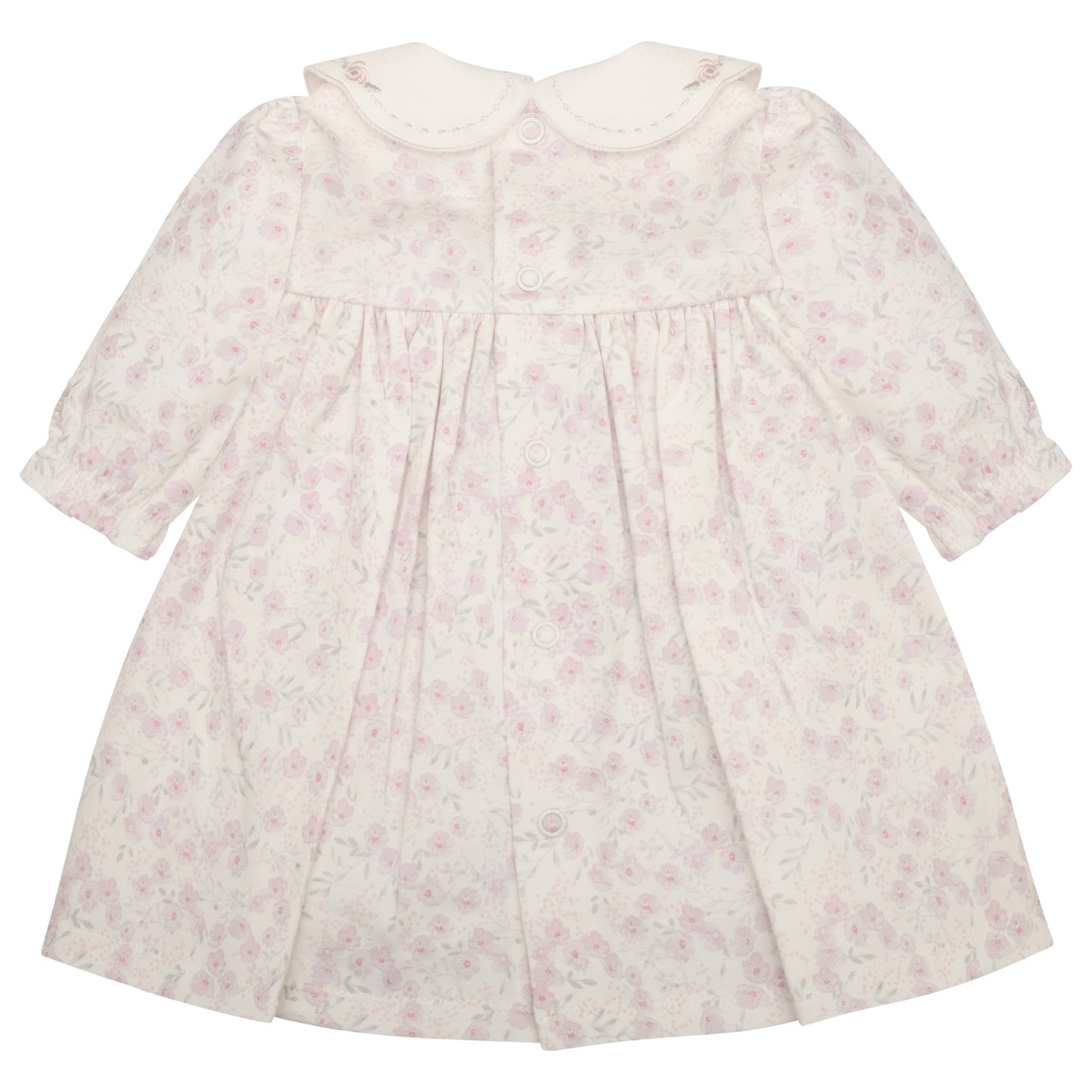 Katya Baby Girls Floral Print Winter Dress
