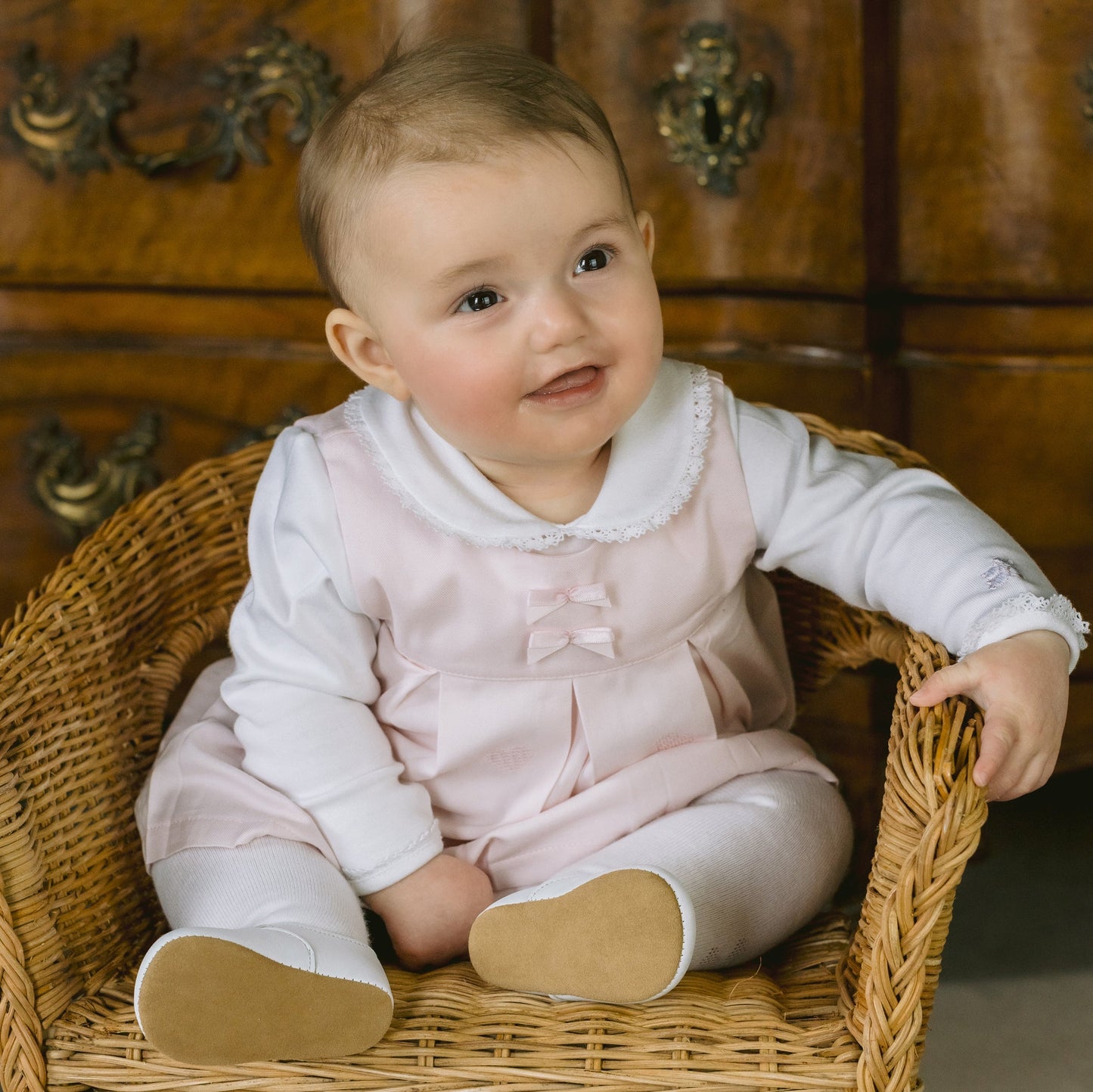 Kendall Baby Girls Cotton Pinnafore Dress