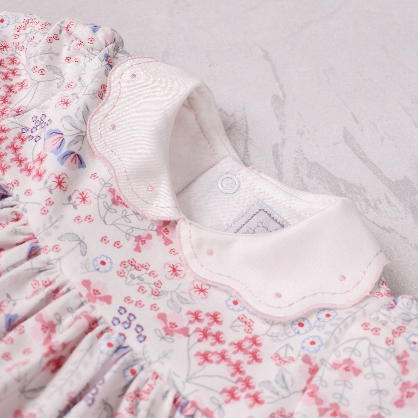 Lola Girls Floral Dress & Frilly Pants Set