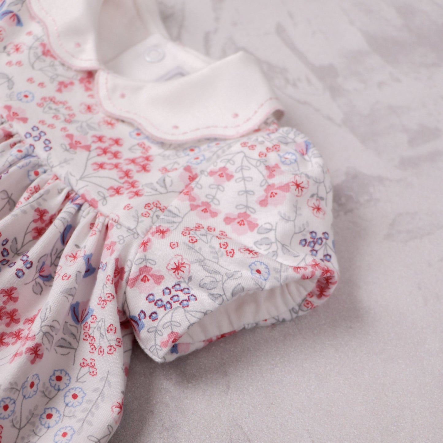 Lola Girls Floral Dress & Frilly Pants Set