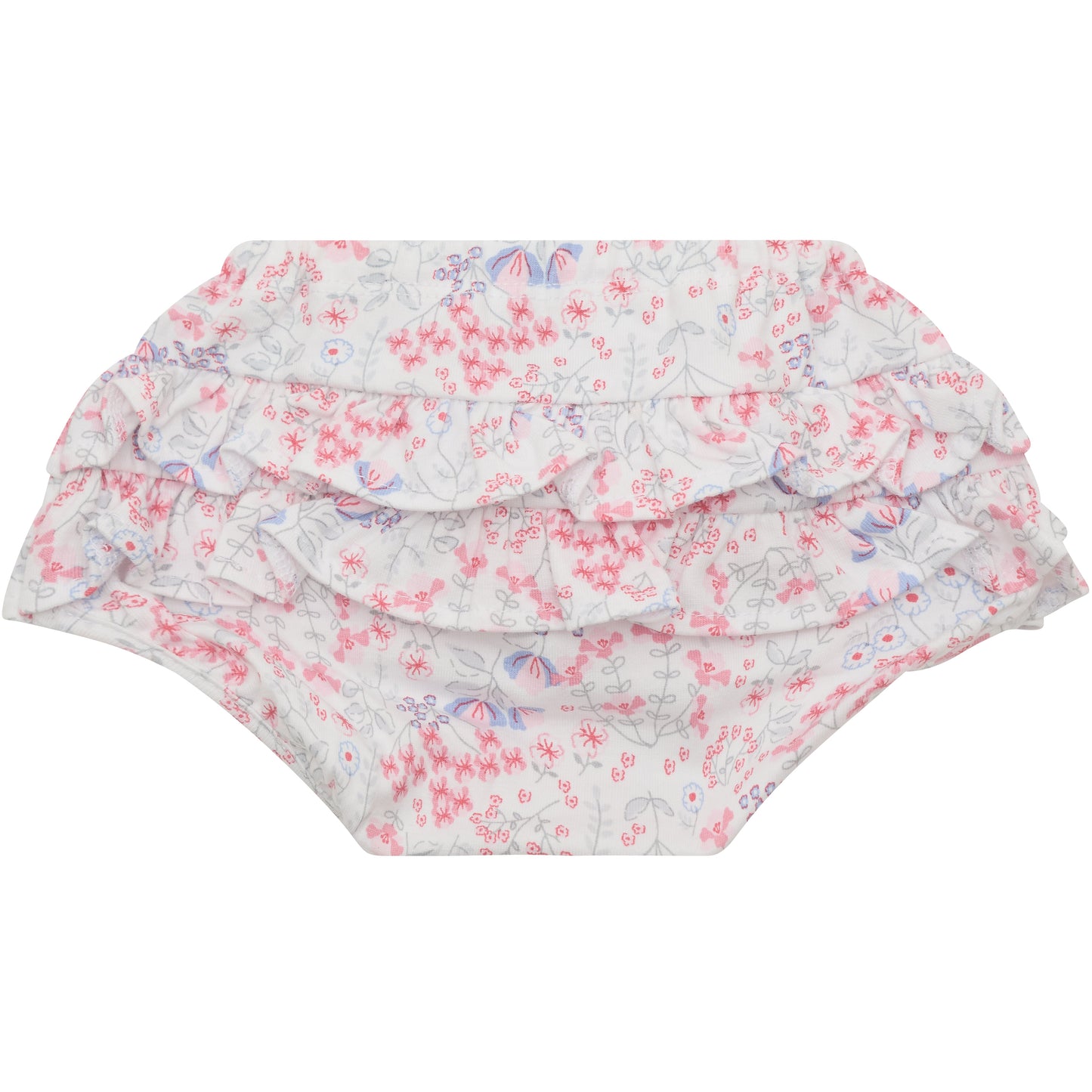 Lola Girls Floral Dress & Frilly Pants Set