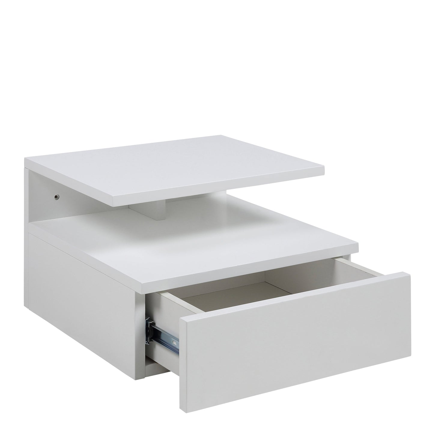 Ashlan Bedside Cabinet with 1 Drawer in White