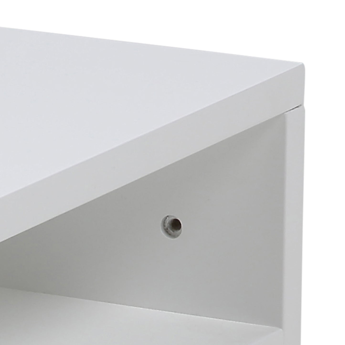 Ashlan Bedside Cabinet with 1 Drawer in White