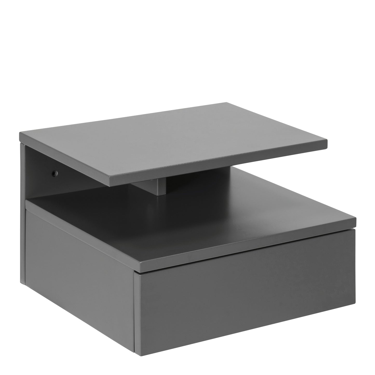 Ashlan Bedside Cabinet with 1 Drawer in Grey