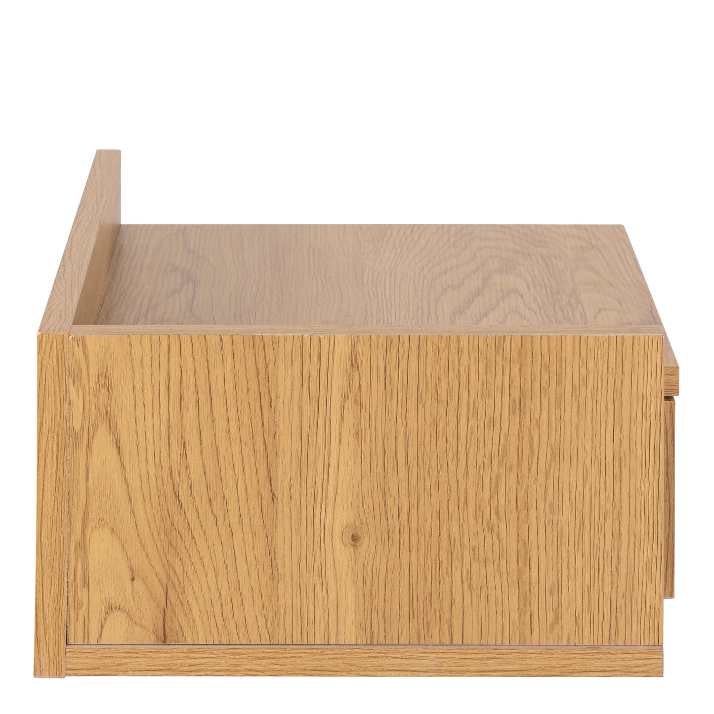 Ashlan Square Bedside Cabinet with 1 Drawers in Oak